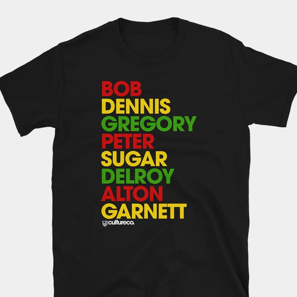 Jamaica Shirt, Reggae Legends T-Shirt, Bob Marley Shirt, Jamaican Culture, Reggae Culture