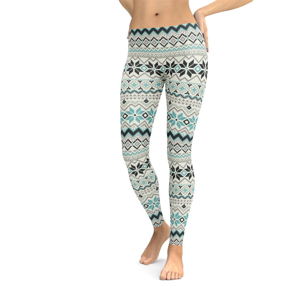 winter themed leggings