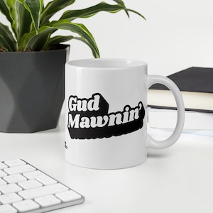 Jamaicaanse gift, Gud Mawnin Mug, Jamaicaanse Trots, Trots Jamaica