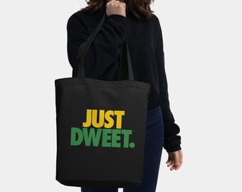Jamaican Pride Organic Cotton Tote Bag – Just Dweet Shopping Bag