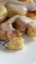 Homemade Cinnamon Rolls: Cream Cheese Frosting, One Dozen