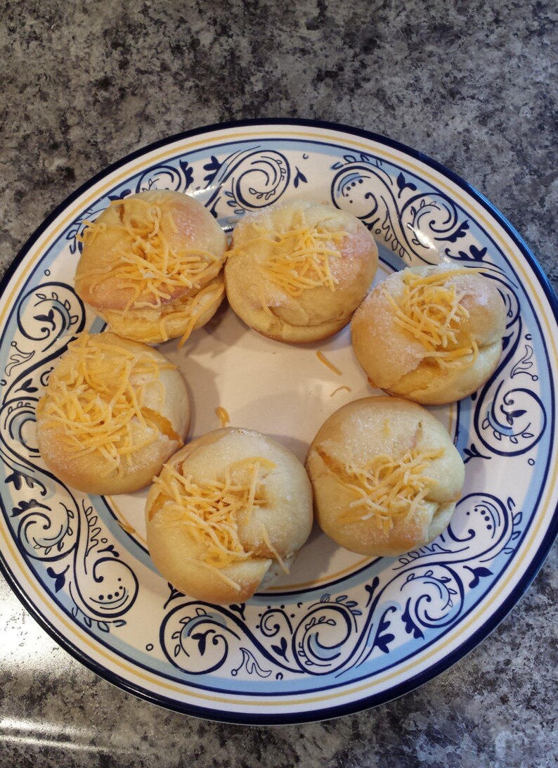 Ensaymada Cheesy sweet muffins A Filipino sweet bread, made to order image 7