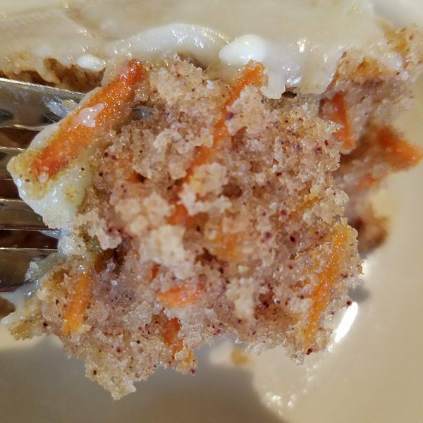 Carrot cake - moist and delicious cake with cream cheese frosting, made to order