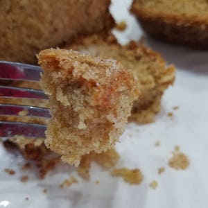Amish friendship bread, cinnamon and sugar sweet bread, made to order