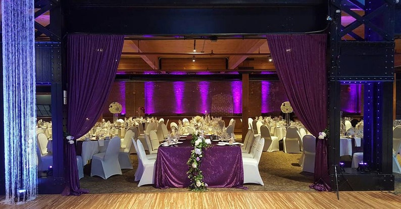 Velvet Drape Panel For Home Or Events Xlsizes Event Etsy