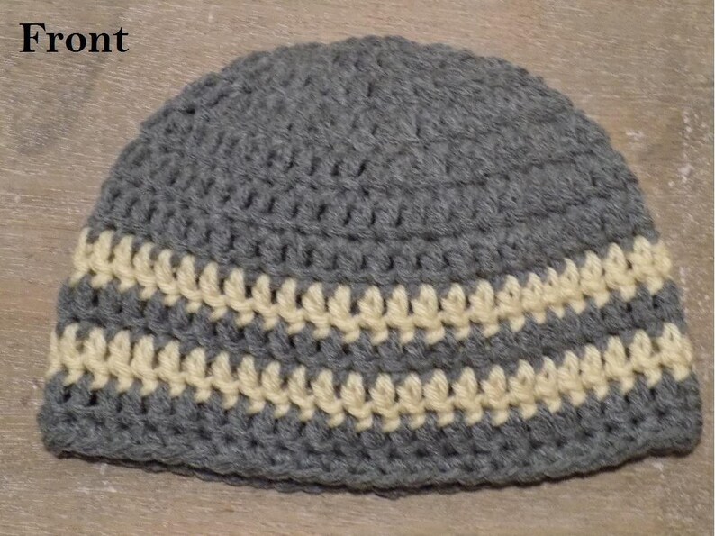 Infant Stripe Beanie 100/% acrylic 9 color choices made to order