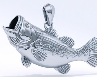 Bass Pendant - Etsy