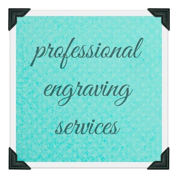 Custom Engraving and other Personalization for Rings or Pendants