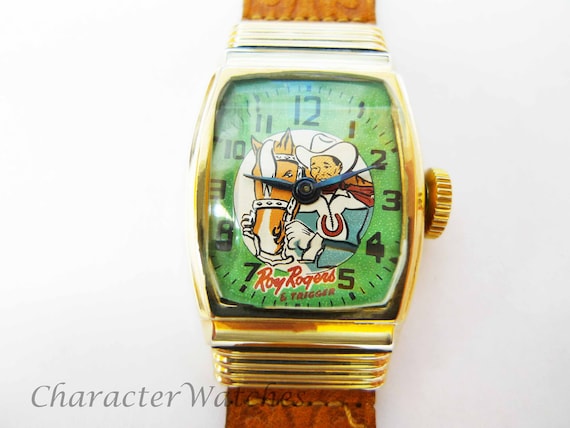 Vintage Roy Rogers & Trigger 1940's Manual Watch R