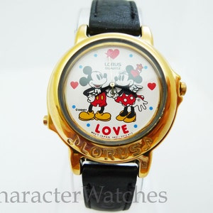 Lorus Mickey & Minnie Mouse V421-0221 Musical Quartz Watch