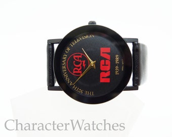 Montre de sport à quartz RCA 50e anniversaire 1989
