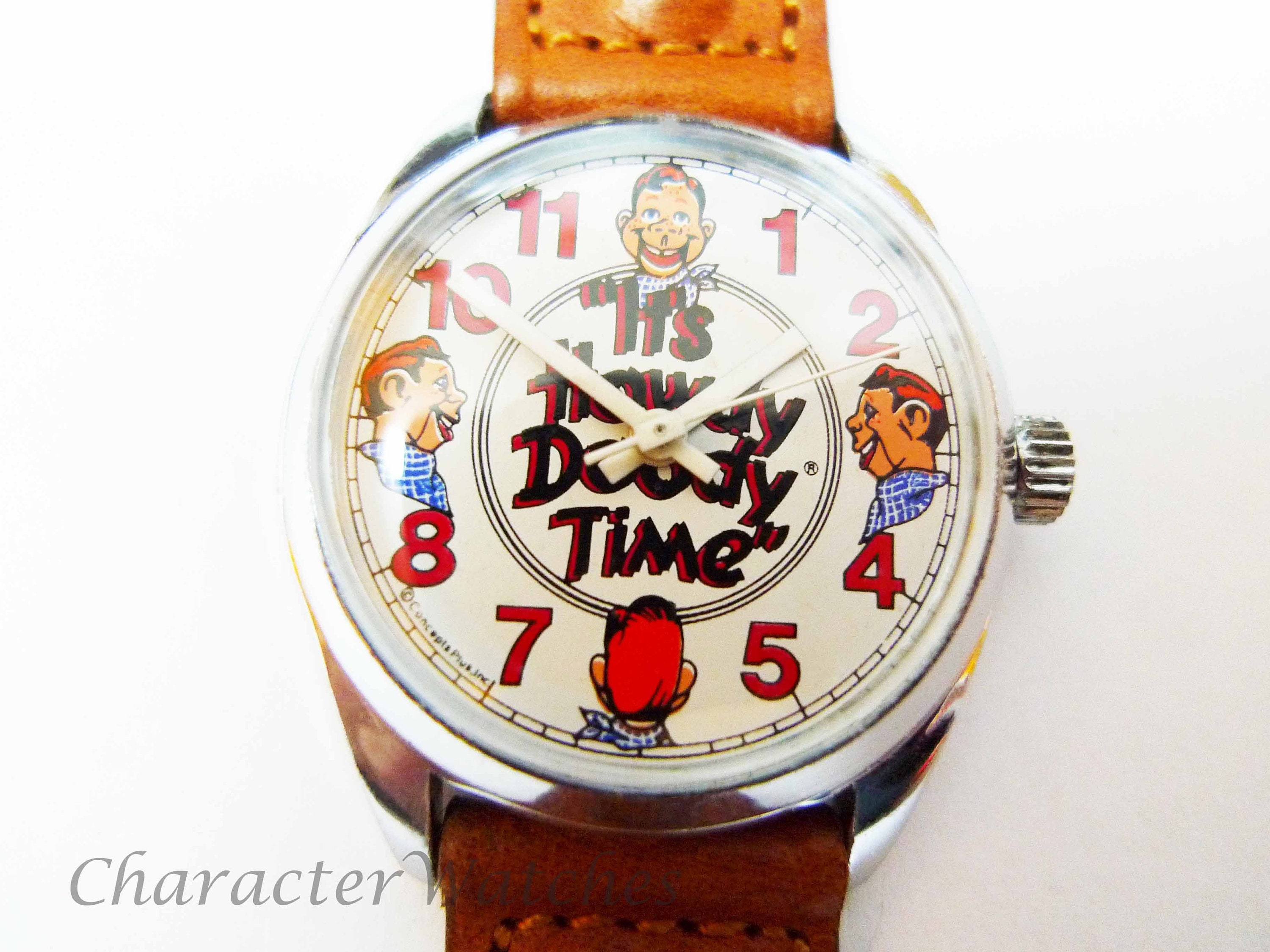 Howdy Doody VINTAGE “It’s Howdy Doody Time” 1987‎ 40th Anniversary Watch Rare Running Howdy Doody Show Anniversary Watch, Amazing  main image 3