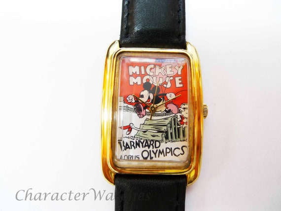 Lorus Seiko 1980 S Mickey Mouse Barnyard Olympic V515 5a70 Etsy