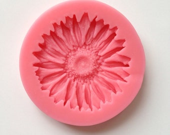 Sunflower Flower Leaf Soft Silicone Mold Fondant Mat Cake Decorating Cupcake Baking Tools Supplies Cookies Wedding