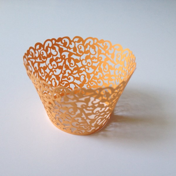 Lace Cupcake Wrapper Etsy