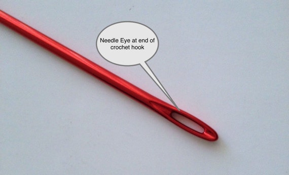 Brand New Knook Crochet Hook Needle Eye Aluminum Hooks Needles Rug Select  Size 2.75mm B/2, 4mm G/6 or US 8, 6mm J/10 