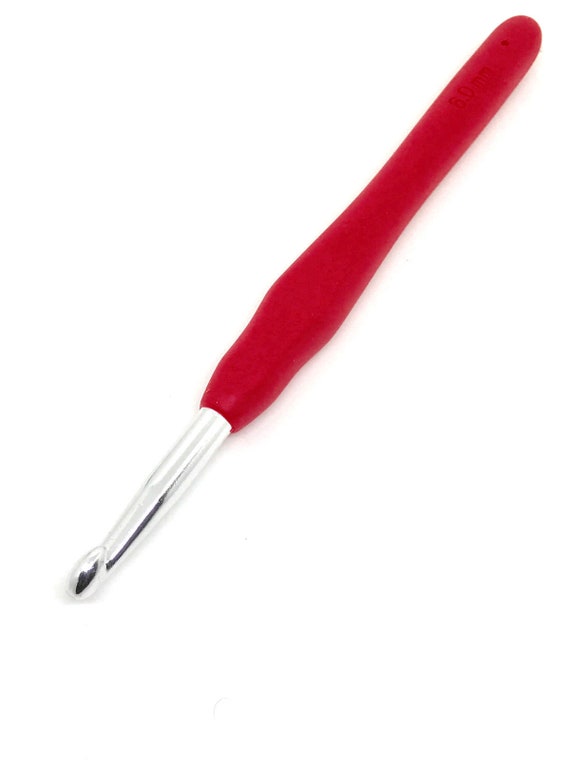 Crochet hook aluminum 6mm