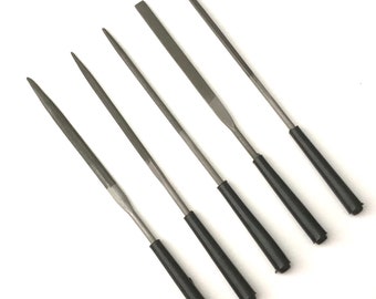 5 pcs Set Precision Needle File Set Hobby Tools Jewelry Making Metal Hand Glass Resin