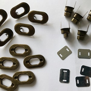 New! 5 sets Metal Turn Clasp Lock DIY Handbag Bag Purse Hardware Twist Bronze Lock Tools Making Supplies Tools Craft Making Hardware B