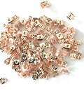500 pcs Rose Gold Earring Backing Butterfly Studs Jewelry Findings Hook Tools Backs Findings Craft Hardware