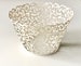 12 pcs White Classic Filigree Lace Cupcake Liners Baking Cup Cupcake Wrapper Wrappers Wedding 