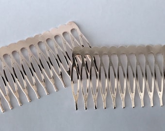 New! 10 pcs Rose Gold Hair Comb Accessories Clips Combs Barrettes Alligator 11F