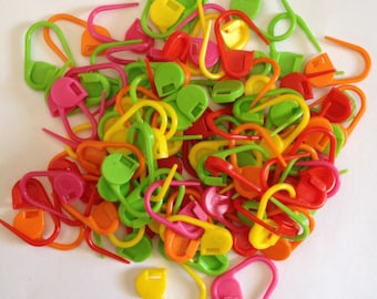New! 30 count Knitting Stitch Holders Markers Stitch Notion Accessories stitch markers Notions Tools Supplies Crochet Weaving Yarn