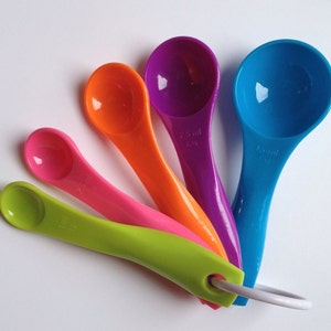 10pcs/set Random Color Measuring Spoon, Simple Measuring Cup For