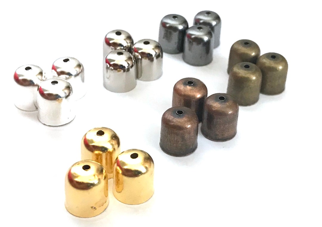 New 120 PCS End Caps Chain End Cap Crimp on Cord Jewelry Etsy
