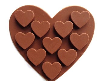Heart chocolate mold cupcake cake silicone baking candy decorating mould chocolate baking supplies tools
