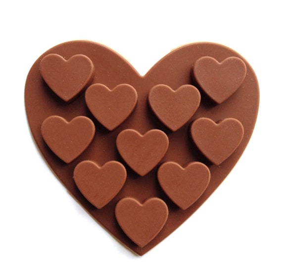 Heart chocolate mold cupcake cake silicone baking candy decorating mould  chocolate baking supplies tools