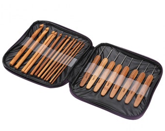 20 pcs Crochet Hooks Case Set Needle Neeedles 1mm 2mm 3mm 3.5mm 4mm 4.5mm 5mm 5.5mm 6.0mm 6.5mm 7mm 8mm 9mm 10mm