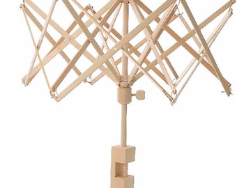 NEW Swift Yarn Winder Umbrella Ball Winder Birch Wood Yarn Swift