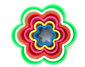 Große 6 Stück Ausstecher Blumen Plunger Kuchen Gum Paste Dekorieren Backen Backen Werkzeuge Zubehör Cutter Cupcake Candy Hochzeit Gumpaste Küche