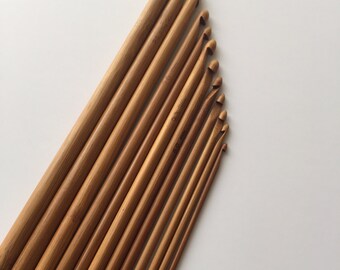 Brand New 12 pcs Double Ended Tunisian Crochet Hook! Sizes 3.0 to 10.0mm crochet hooks supplies tools