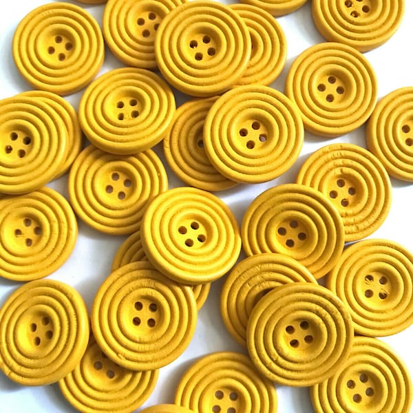 Yellow Button Set Yellow Buttons - Etsy