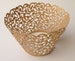 12 pcs Beautiful Gold Classic Lace Wedding Filigree Cupcake Liners Gold Liner Baking Cup Cupcake Wrapper Wrappers 