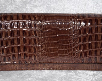 Pierre Cardin Vintage Clutch Kroko Abendtasche