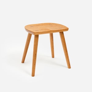 Three Legged Stool-cherry Wood - Etsy Three Legged Stool-cherry Wood - Etsy