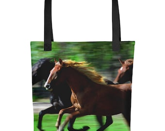 Bolsa tote Pony Run Paso Horses