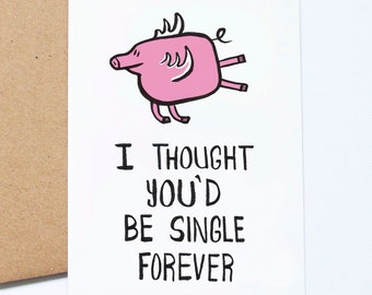 Funny Engagement, Congratulations Card, Moving in Together, You're Engaged, Marriage Card, Best Friend Card Funny