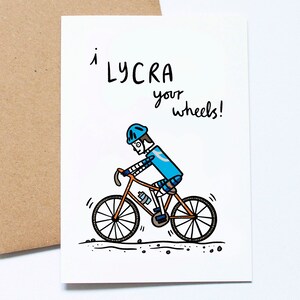Bicycle Father’s Day, Cyclist Dad, Active Dad, Funny Pun, Cycling Card
