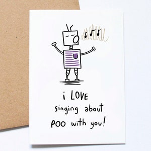 Funny Father's Day, Poo Songs, Card From Kids, For Dad, Silly Songs, Sing Together, From Children, Care Giver