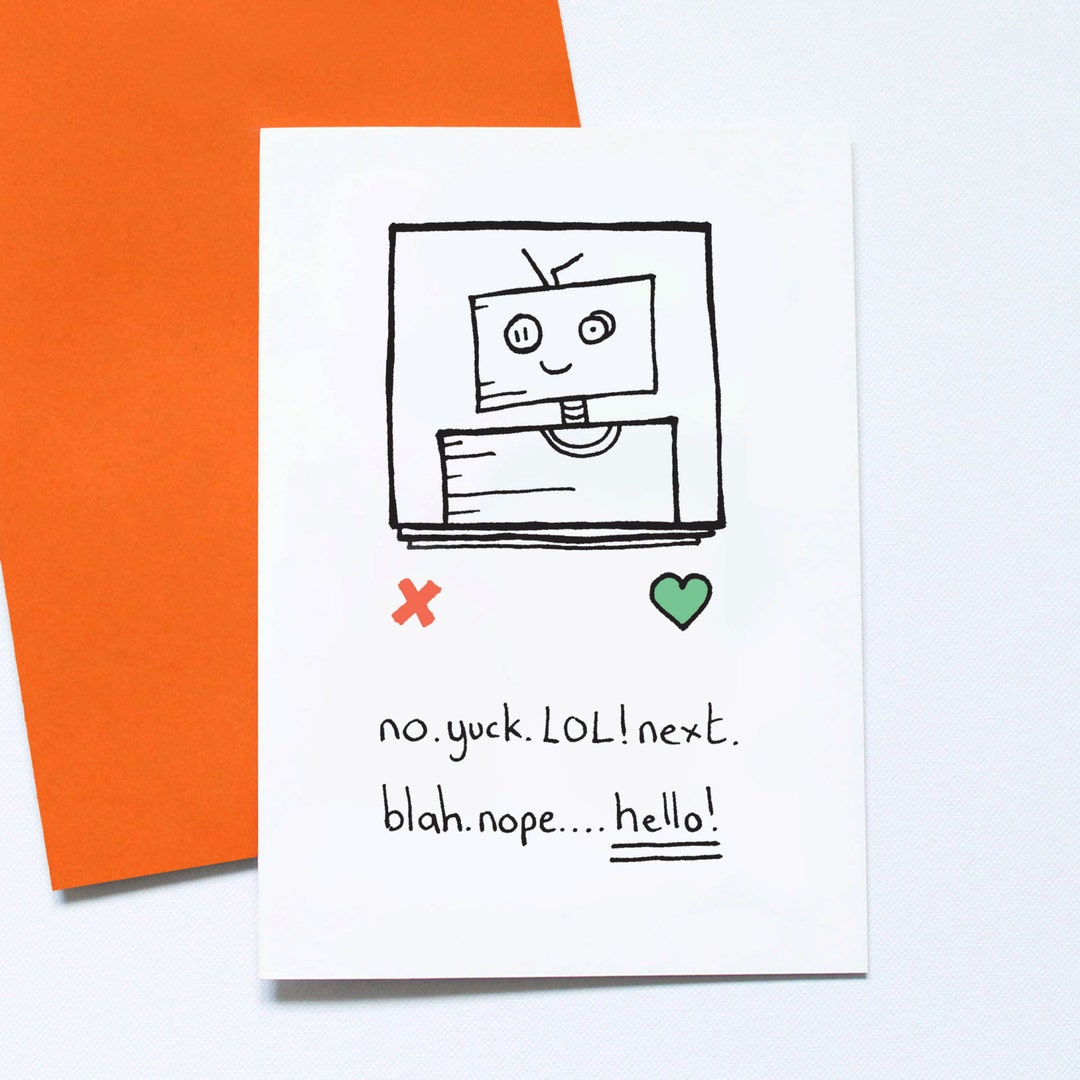 Tinder Valentines Card Swiped Right Online Dating for Him - Etsy