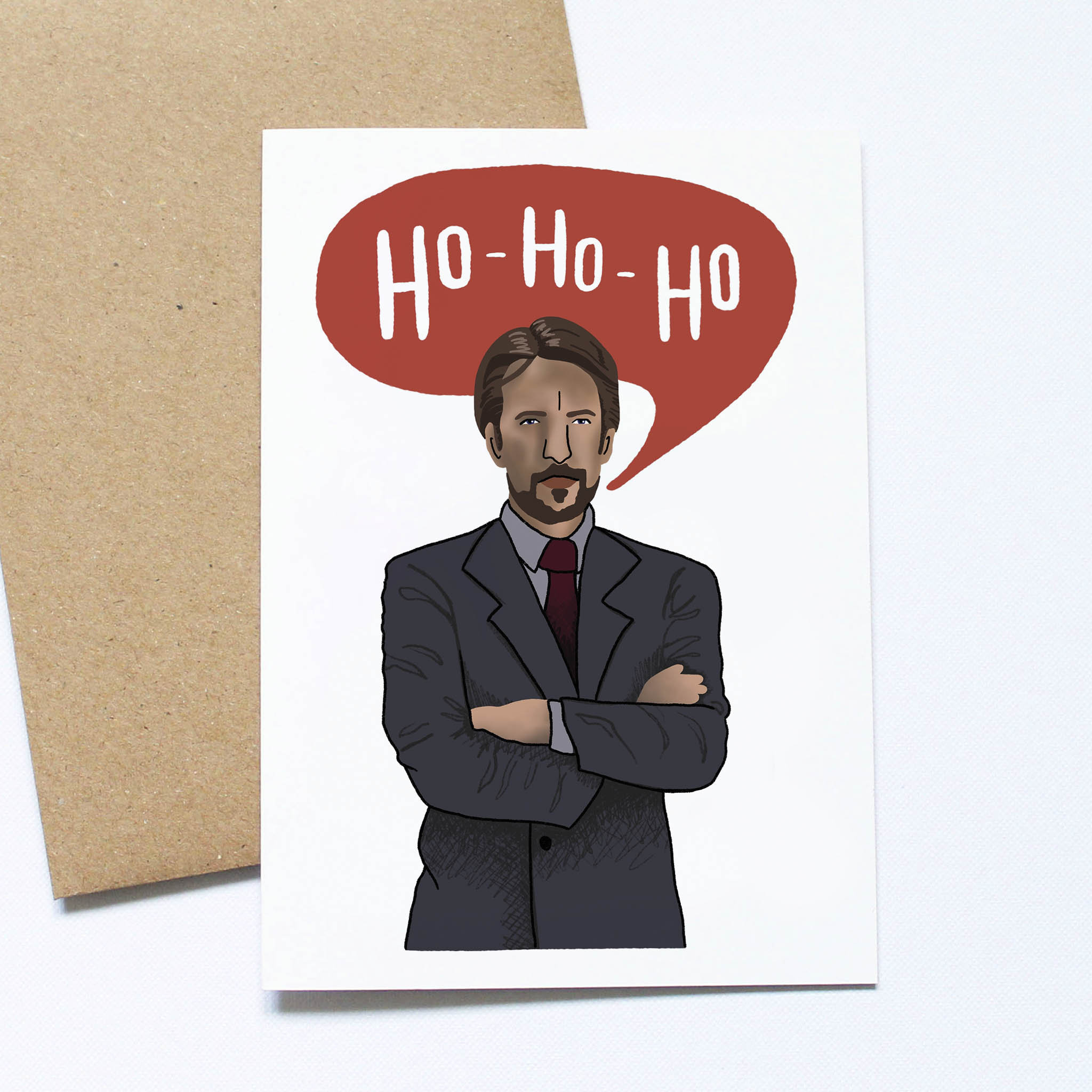 Die Hard Time Funny Christmas Card, Holiday Card