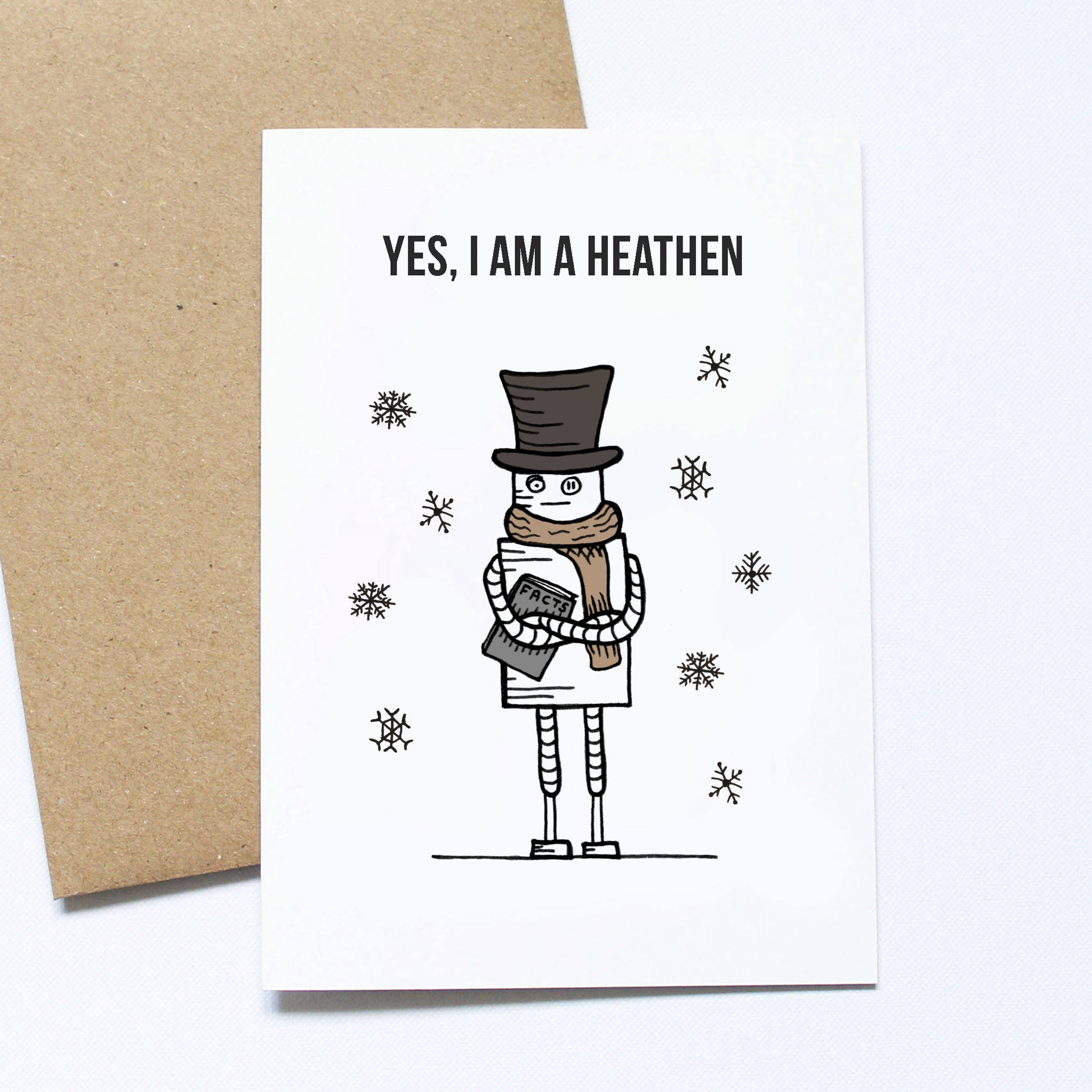Atheist Holiday Greeting Cards Winter Solstice Funny Etsy UK