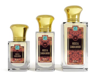 Roses and Sandalwood Eau de Parfum - Warm Floral Blend | LaBron® Artisan Perfumer