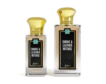 Smoke & Leather Cologne Intense: Artisan Perfume for Men - LaBron®