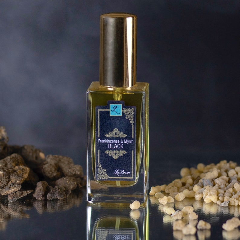 Frankincense and Myrrh BLACK Unisex Perfume Spray by Labron Etsy