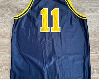Vintage 90s Nike Michigan Wolverines Jersey NCAA Basketball USA